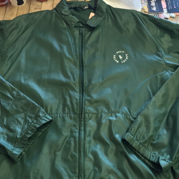 ralph lauren green windbreaker